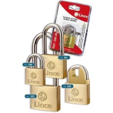 Candado Seguridad  30Mm Arco Extra Largo Laton Lince