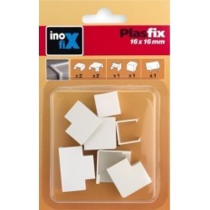 Canaleta Electricidad 16X16Mm Pvc Blanco Accesorios Inofix