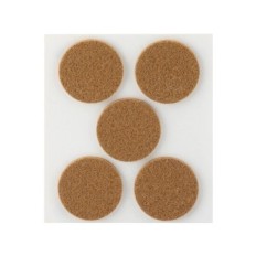 Fieltro Proteccion Ø 34Mm Adhesivo Redondo Sintetico Marron  Inofix