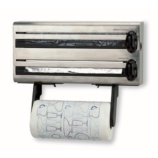 Portarrollo Cocina Triple Inox Lacor