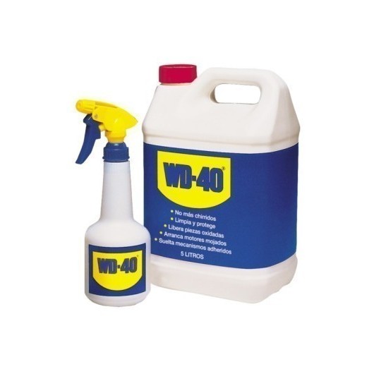 Aceite Lubricante Multiusos Con Pulverizador Wd-40 5 Lt