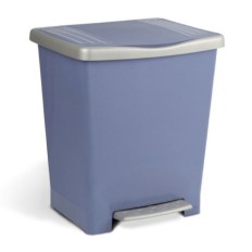 Cubo Basura  Con Pedal 22Lt Plastico  Azul Millenium Tatay