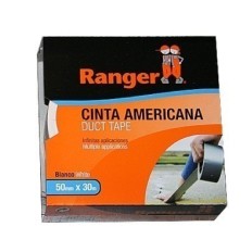 Cinta Adhesiva 50Mmx 10Mt Americana Blanco Ranger