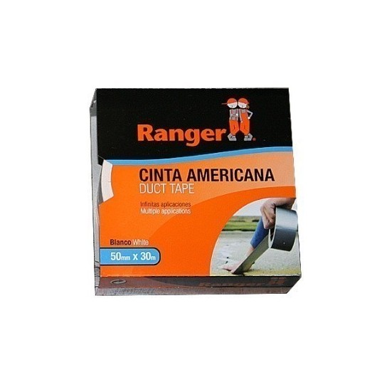 Cinta Adhesiva 50Mmx 10Mt Americana Blanco Ranger