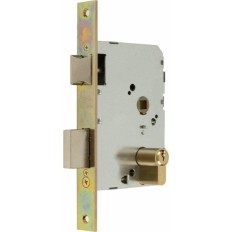 Cerradura Madera Embutir  23X35Mm 2501-235An311 Laton Canto Cuadrado Mcm