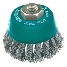 Cepillo Industrial Taza Amoladora 065 Mm / 0,5 Mm Alambre Trenzado Fecin