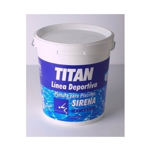 Pintura Piscina Antideslizante 4 Lt Azul Acrilica Agua Titan