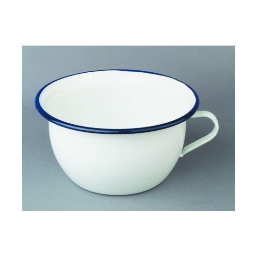 Orinal Baño 24Cm Esmaltado Blanco Ibili