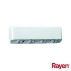 Tendedero Pared 4Cuerdas 20Mt Autom Pvc Bl Rayen