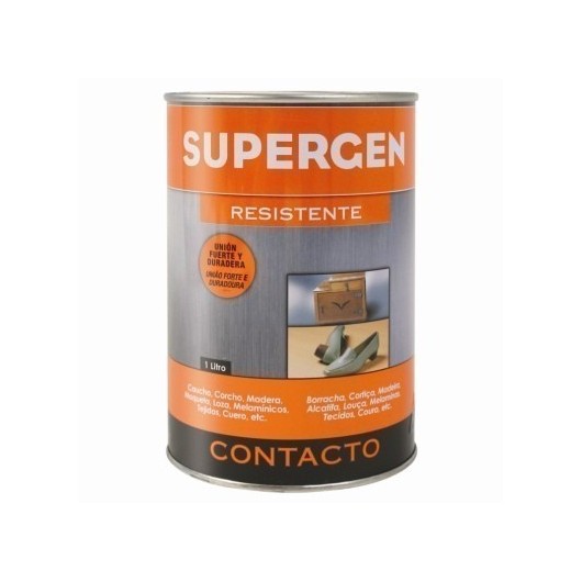 Pegamento Contacto 1 Lt 1 Lt Bote Supergen