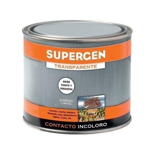 Pegamento Contacto 250 Ml Incoloro Supergen