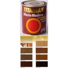 Laca Satinada Poliuretano  375 Ml Nogal  Titan 