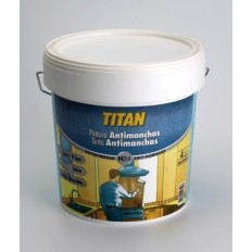 Pintura Antimanchas 750 Ml Blanco Mate Agua Titan