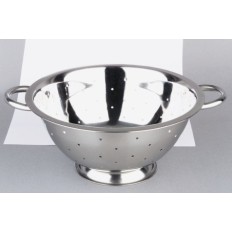 Escurridor Cocina Verduras 24Cm Con Pie Inox Ibili