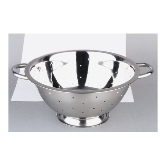 Escurridor Cocina Verduras 24Cm Con Pie Inox Ibili