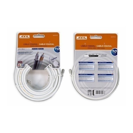 Cable Antena 10 Mt Coaxial Axil 19 Vatc Ca 0712E 10 Mt