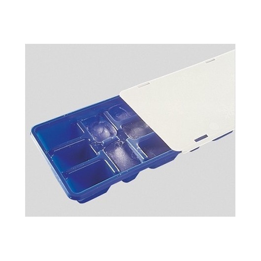 Bandeja Cubitos Hielo 25X10Cm con tapa Plastico Flexible Fackelman