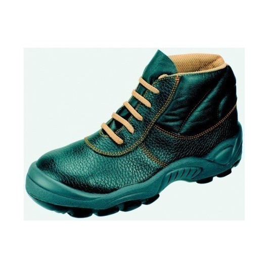 Bota T40 S3 Puntera Acero Suela Pu/Pu Zion Yunque Piel Negro Panter