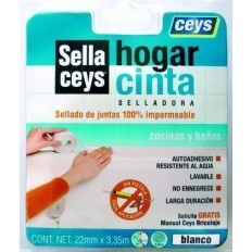 Cinta Hogar Selladora 3,35Mtx22 Mm Ceys