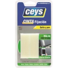 Cinta Adhesiva 70X25Mm Tira Quita Y Pon Blanco Crick Ceys 4 Pz