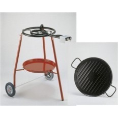 Paellero Gas Butano 2 Fuegos 40Cm +Grill H. M400 