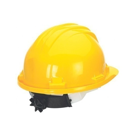 Casco Obra Ajustable Amarillo Arnes Cabeza Climax