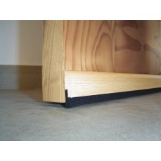 Burlete Bajo Puerta 091,5Cm Adhesivo Cepillo Madera Roble Burcasa