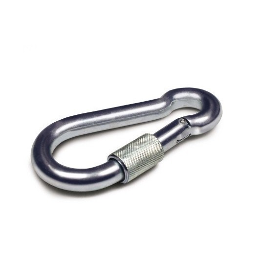 Mosqueton Fijacion 5299 08X 80Mm Con Seguro Acero Cincado Damesa 50